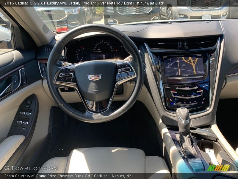 Radiant Silver Metallic / Light Platinum/Jet Black 2016 Cadillac CTS 2.0T Luxury AWD Sedan