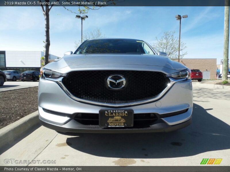 Sonic Silver Metallic / Black 2019 Mazda CX-5 Touring AWD