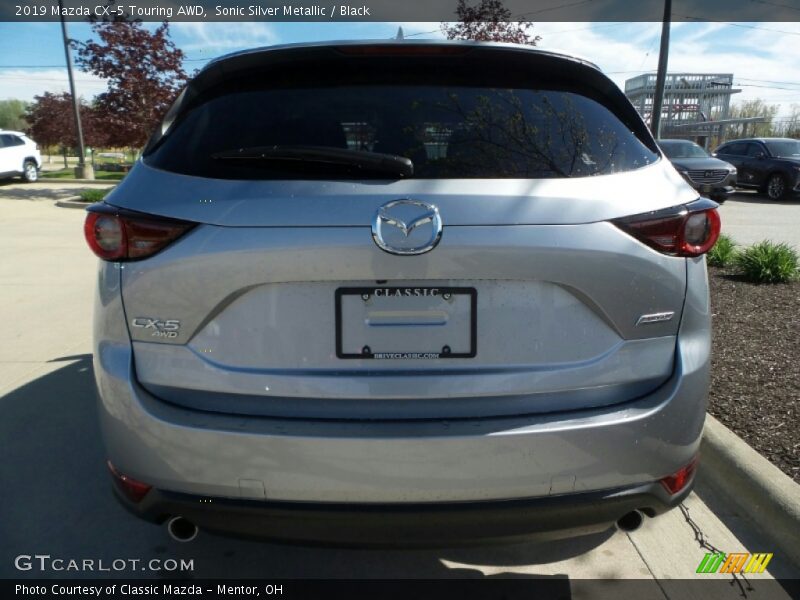 Sonic Silver Metallic / Black 2019 Mazda CX-5 Touring AWD