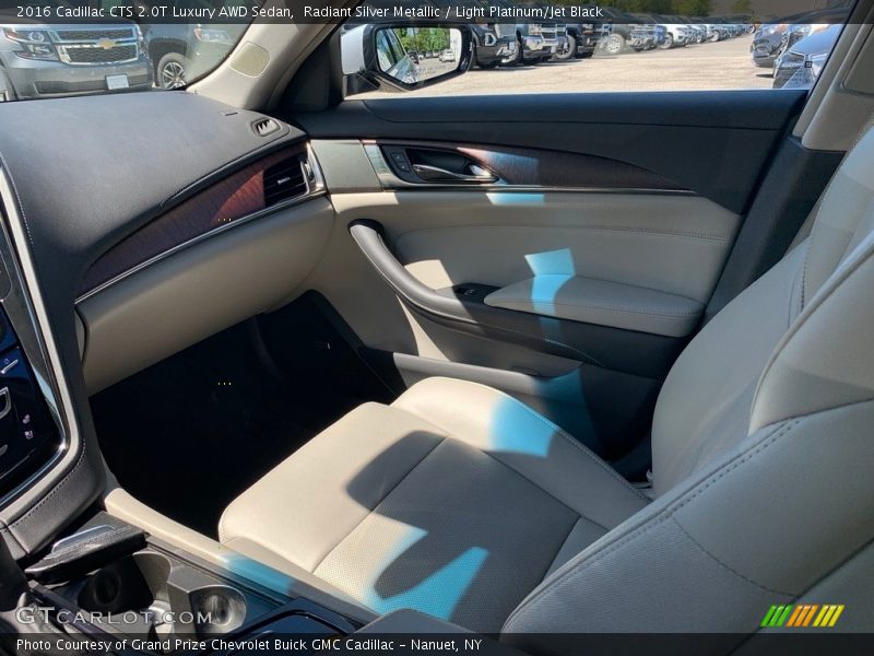 Radiant Silver Metallic / Light Platinum/Jet Black 2016 Cadillac CTS 2.0T Luxury AWD Sedan