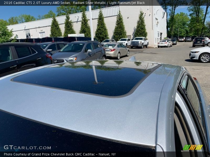 Radiant Silver Metallic / Light Platinum/Jet Black 2016 Cadillac CTS 2.0T Luxury AWD Sedan