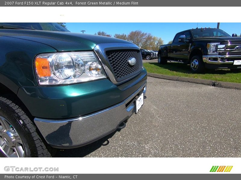 Forest Green Metallic / Medium Flint 2007 Ford F150 XLT Regular Cab 4x4