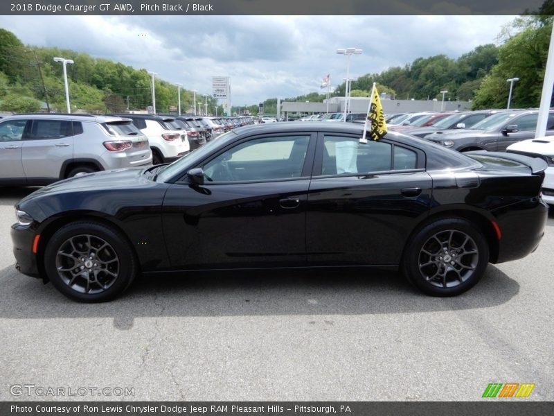 Pitch Black / Black 2018 Dodge Charger GT AWD