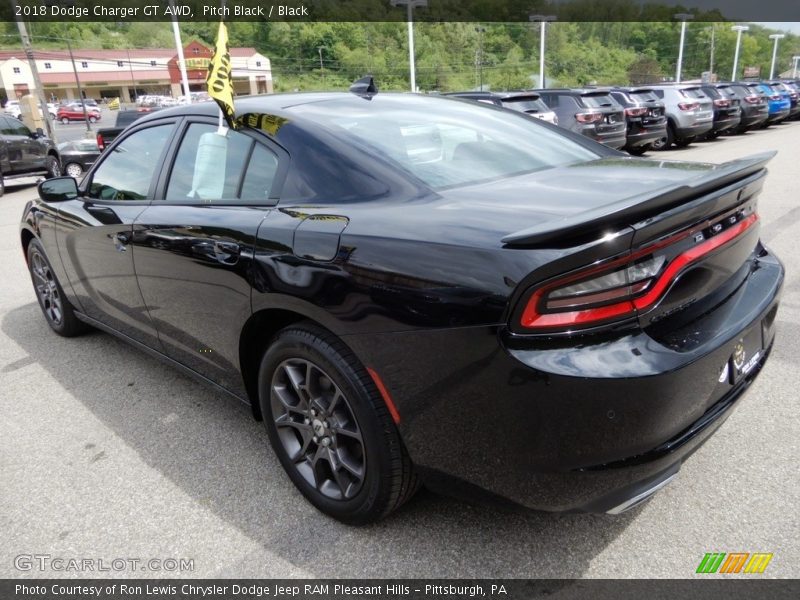 Pitch Black / Black 2018 Dodge Charger GT AWD