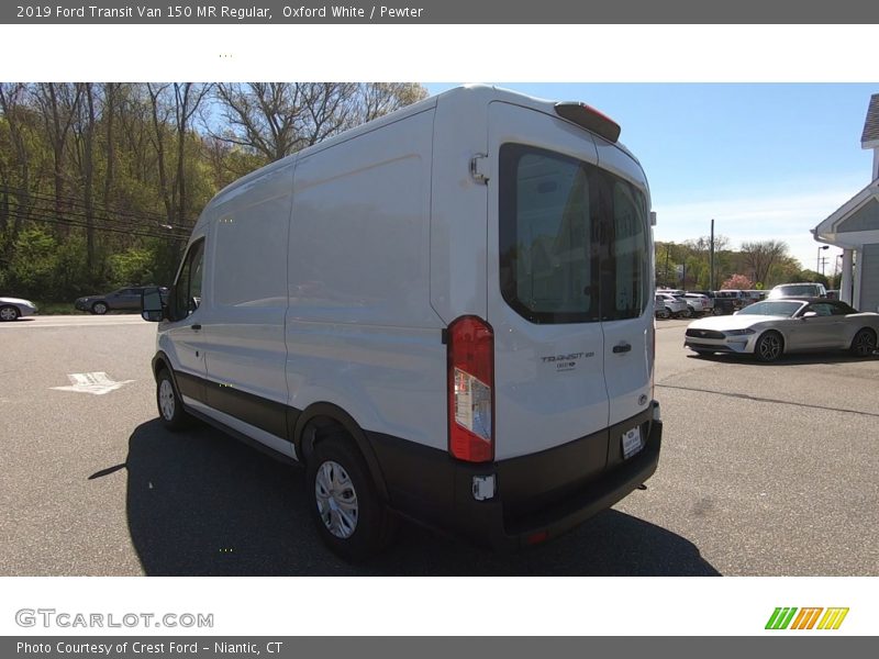 Oxford White / Pewter 2019 Ford Transit Van 150 MR Regular