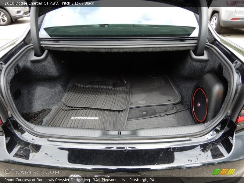 Pitch Black / Black 2018 Dodge Charger GT AWD