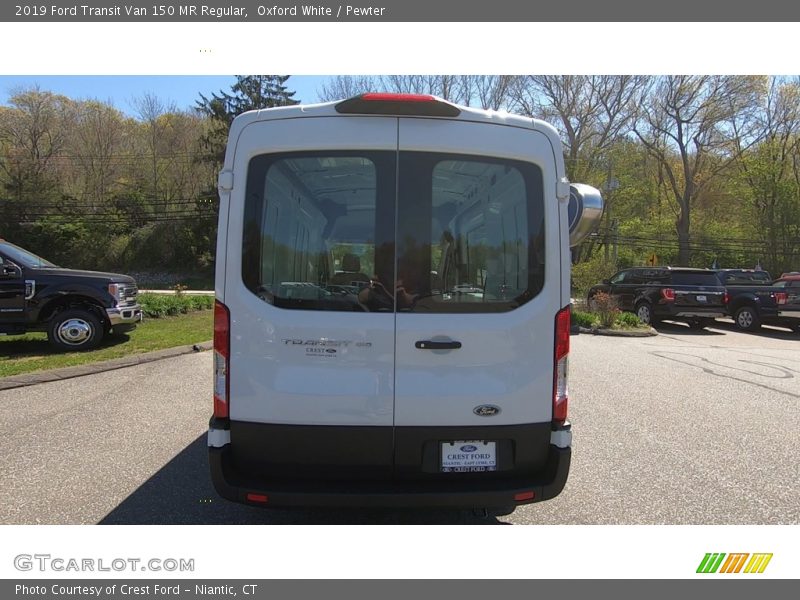 Oxford White / Pewter 2019 Ford Transit Van 150 MR Regular