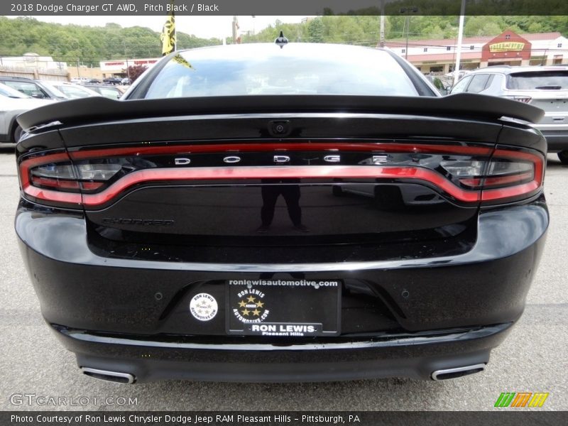 Pitch Black / Black 2018 Dodge Charger GT AWD