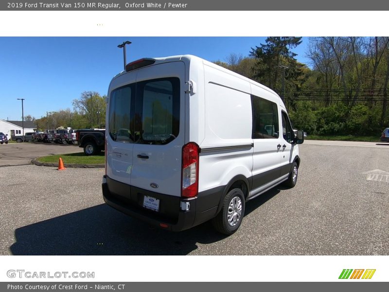 Oxford White / Pewter 2019 Ford Transit Van 150 MR Regular