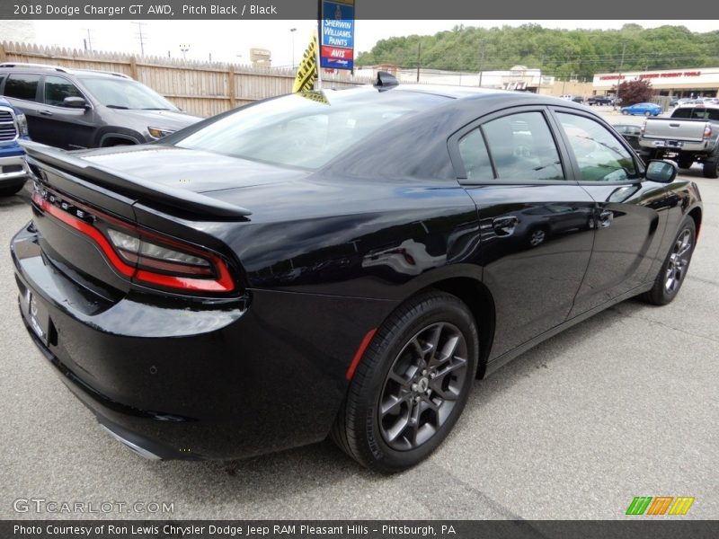 Pitch Black / Black 2018 Dodge Charger GT AWD
