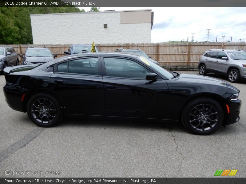 Pitch Black / Black 2018 Dodge Charger GT AWD