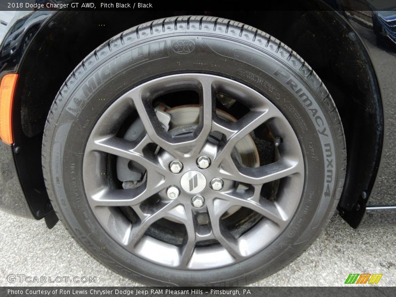 Pitch Black / Black 2018 Dodge Charger GT AWD