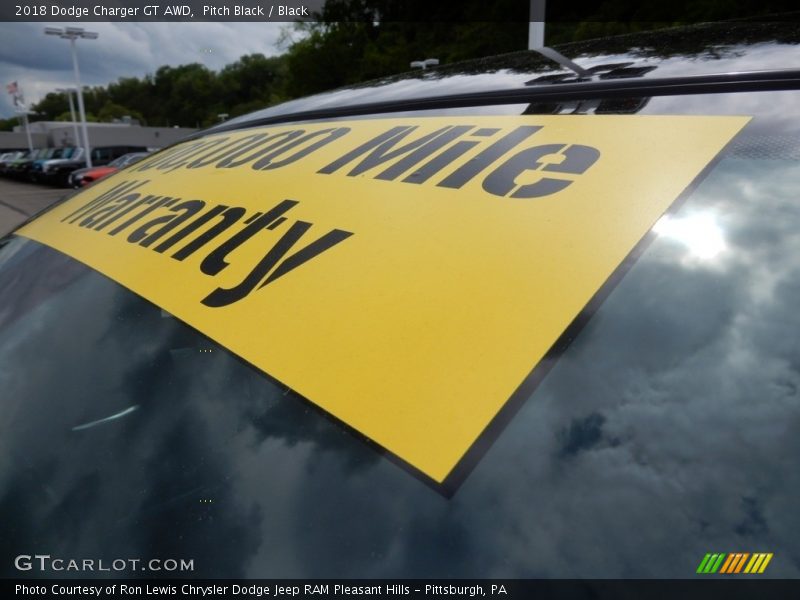 Pitch Black / Black 2018 Dodge Charger GT AWD