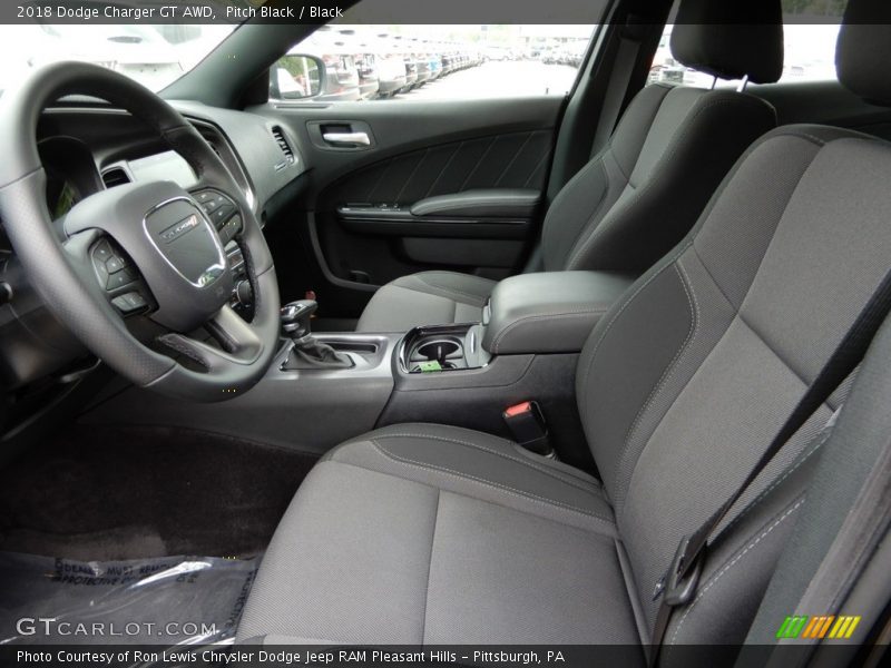 Pitch Black / Black 2018 Dodge Charger GT AWD