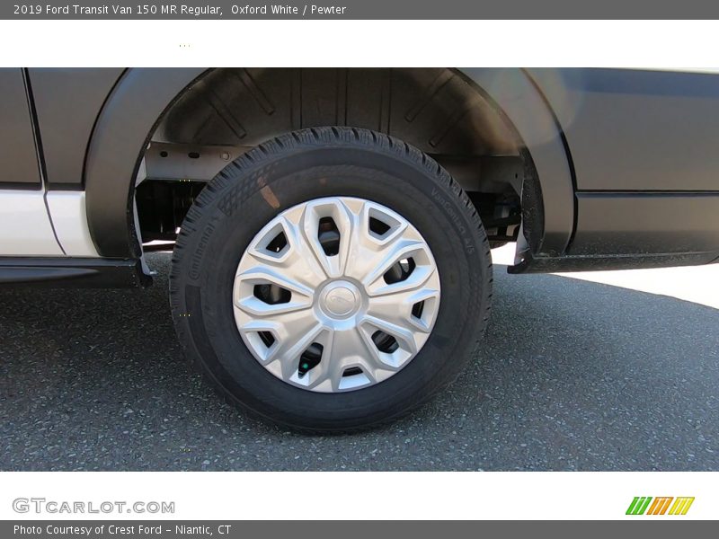 Oxford White / Pewter 2019 Ford Transit Van 150 MR Regular