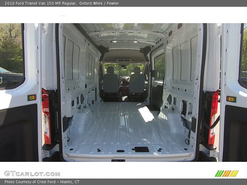 Oxford White / Pewter 2019 Ford Transit Van 150 MR Regular