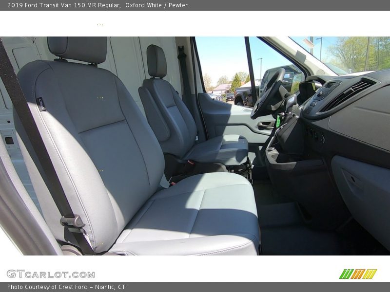 Oxford White / Pewter 2019 Ford Transit Van 150 MR Regular