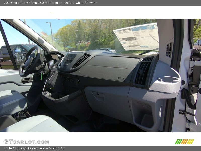 Oxford White / Pewter 2019 Ford Transit Van 150 MR Regular