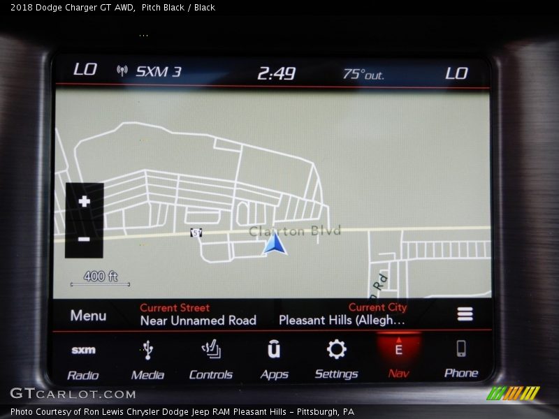 Pitch Black / Black 2018 Dodge Charger GT AWD