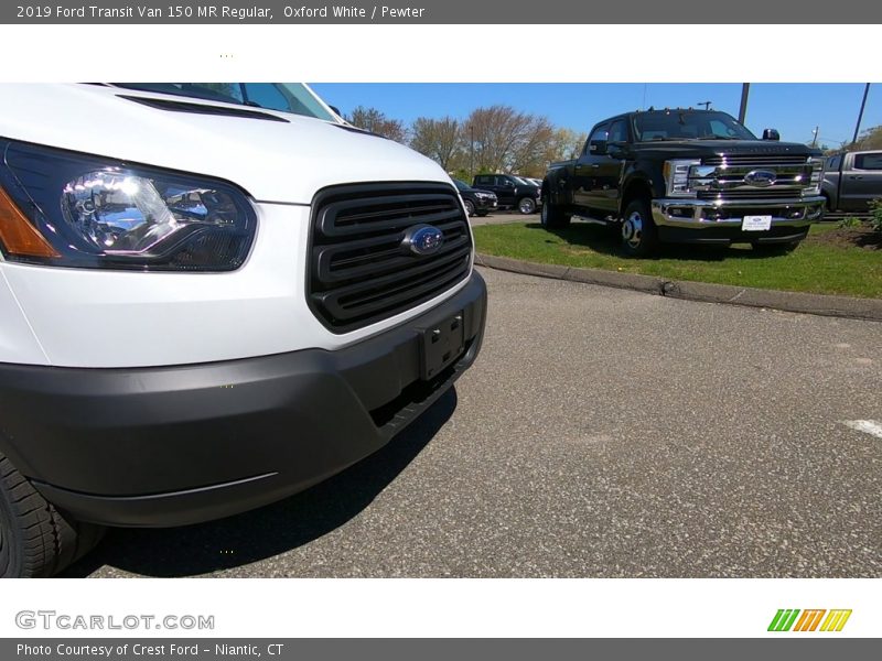 Oxford White / Pewter 2019 Ford Transit Van 150 MR Regular