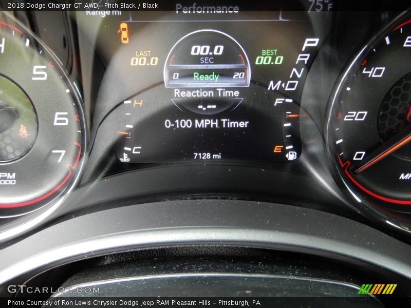 Pitch Black / Black 2018 Dodge Charger GT AWD