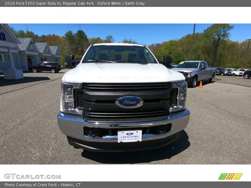 Oxford White / Earth Gray 2019 Ford F350 Super Duty XL Regular Cab 4x4