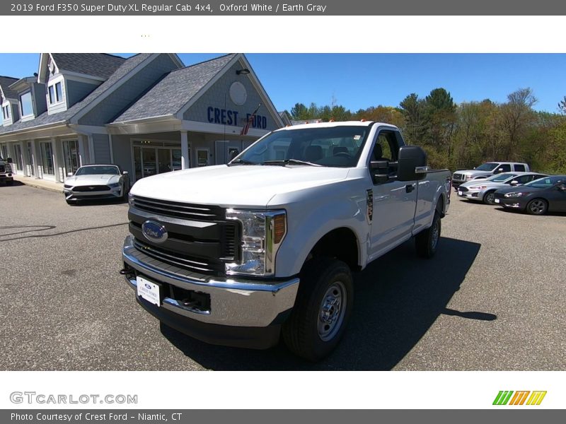 Oxford White / Earth Gray 2019 Ford F350 Super Duty XL Regular Cab 4x4