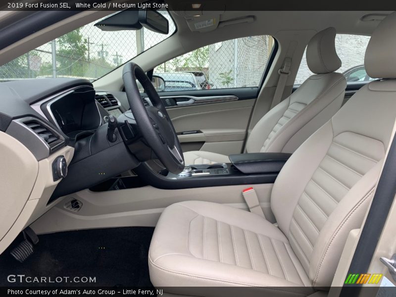 Front Seat of 2019 Fusion SEL