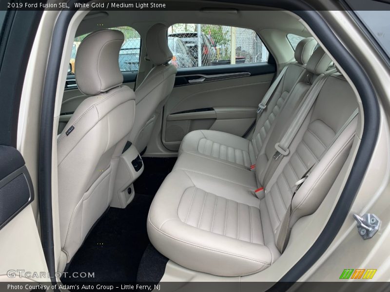 Rear Seat of 2019 Fusion SEL