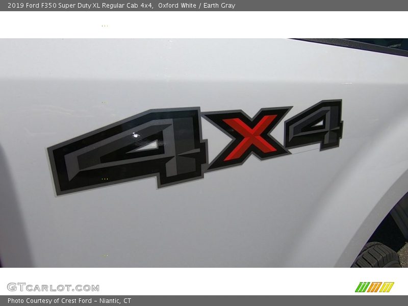 Oxford White / Earth Gray 2019 Ford F350 Super Duty XL Regular Cab 4x4