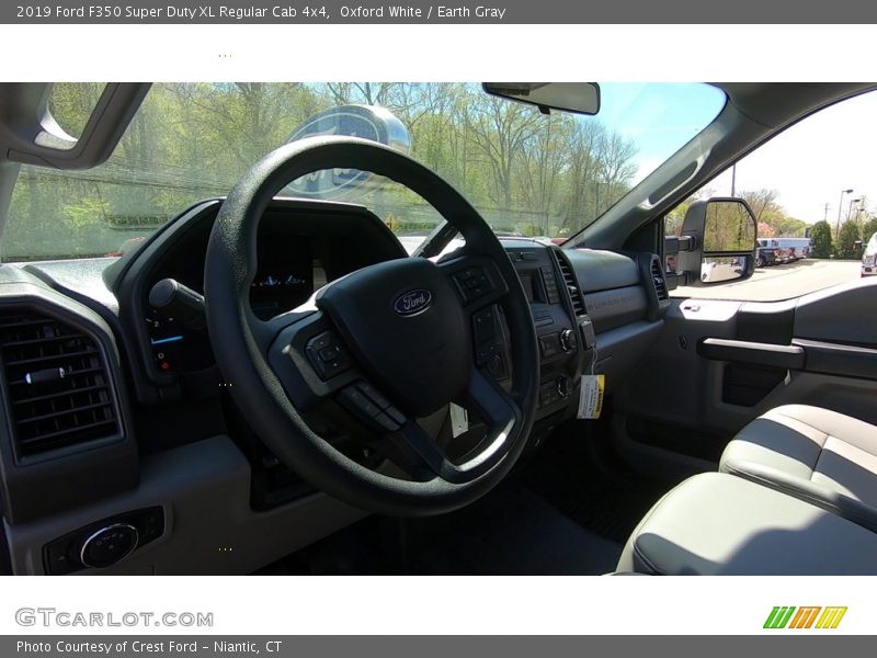 Oxford White / Earth Gray 2019 Ford F350 Super Duty XL Regular Cab 4x4