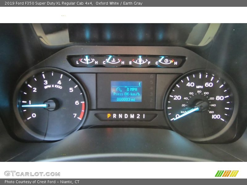 Oxford White / Earth Gray 2019 Ford F350 Super Duty XL Regular Cab 4x4