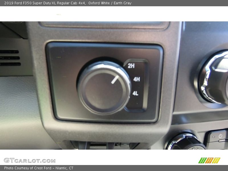 Oxford White / Earth Gray 2019 Ford F350 Super Duty XL Regular Cab 4x4