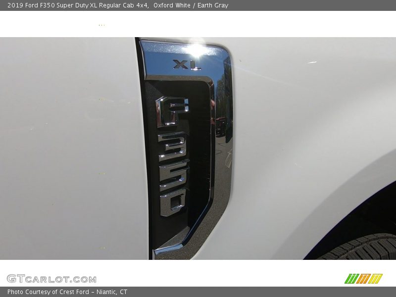 Oxford White / Earth Gray 2019 Ford F350 Super Duty XL Regular Cab 4x4
