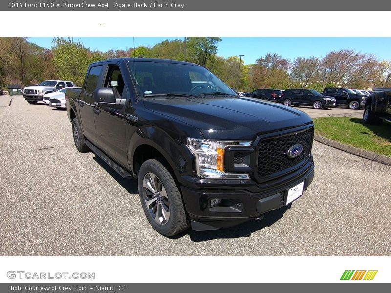 Agate Black / Earth Gray 2019 Ford F150 XL SuperCrew 4x4