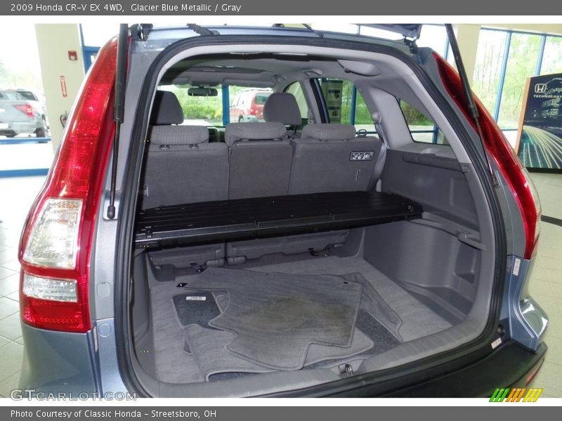 Glacier Blue Metallic / Gray 2009 Honda CR-V EX 4WD