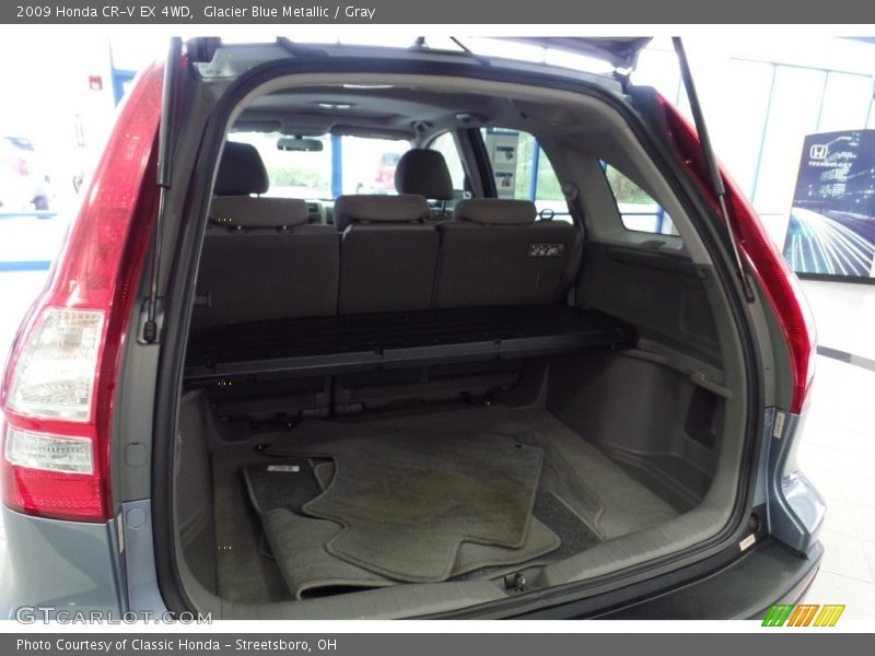 Glacier Blue Metallic / Gray 2009 Honda CR-V EX 4WD