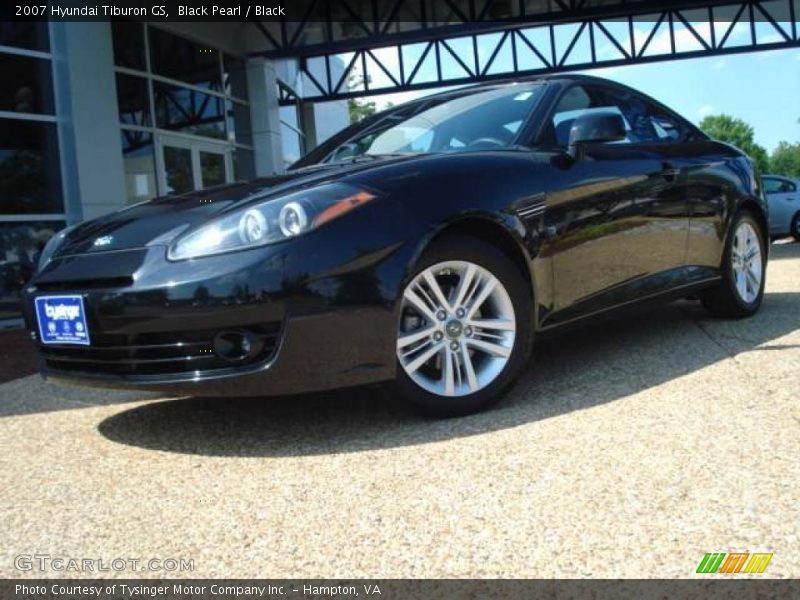 Black Pearl / Black 2007 Hyundai Tiburon GS
