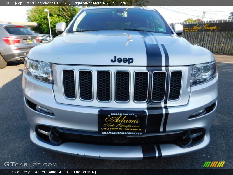 Bright Silver Metallic / SRT Black 2012 Jeep Grand Cherokee SRT8 4x4