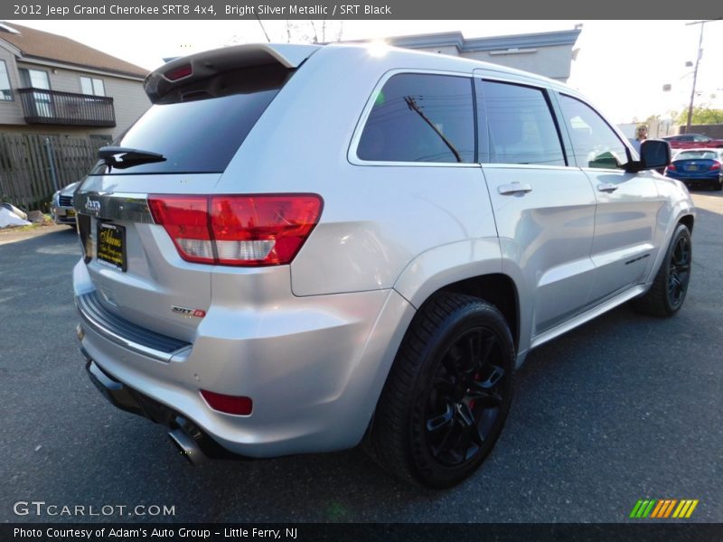 Bright Silver Metallic / SRT Black 2012 Jeep Grand Cherokee SRT8 4x4