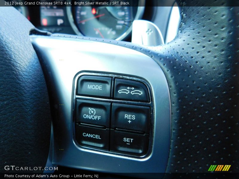 Bright Silver Metallic / SRT Black 2012 Jeep Grand Cherokee SRT8 4x4