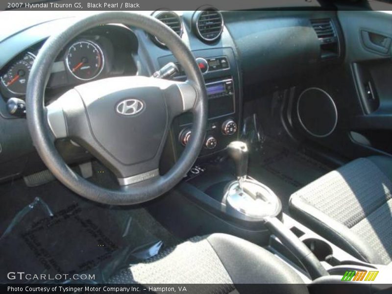 Black Pearl / Black 2007 Hyundai Tiburon GS