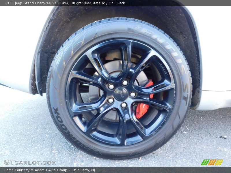 Bright Silver Metallic / SRT Black 2012 Jeep Grand Cherokee SRT8 4x4