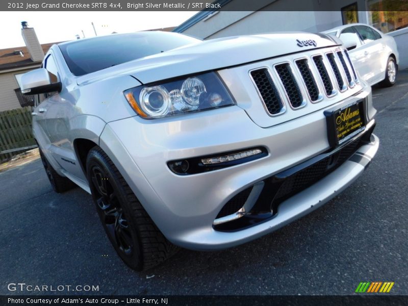 Bright Silver Metallic / SRT Black 2012 Jeep Grand Cherokee SRT8 4x4