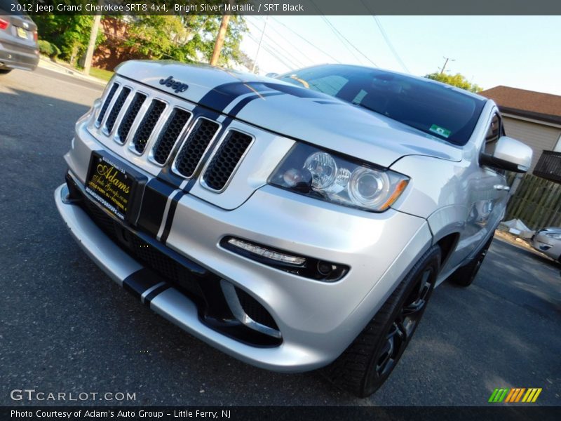 Bright Silver Metallic / SRT Black 2012 Jeep Grand Cherokee SRT8 4x4