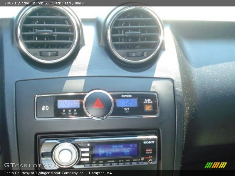 Black Pearl / Black 2007 Hyundai Tiburon GS