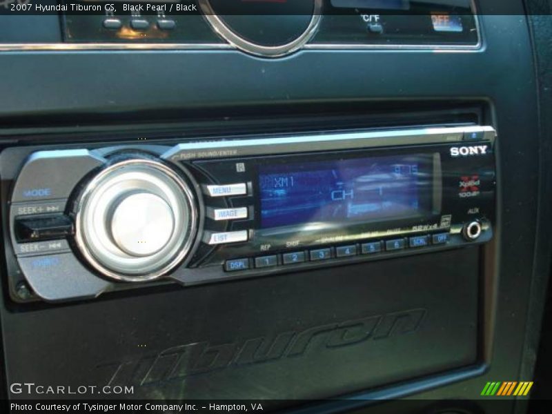 Black Pearl / Black 2007 Hyundai Tiburon GS