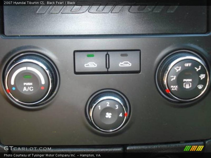 Black Pearl / Black 2007 Hyundai Tiburon GS