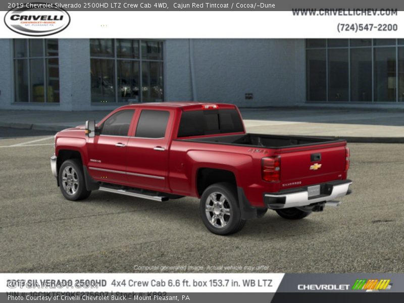 Cajun Red Tintcoat / Cocoa/­Dune 2019 Chevrolet Silverado 2500HD LTZ Crew Cab 4WD