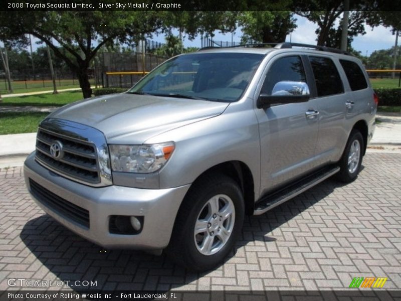 Silver Sky Metallic / Graphite 2008 Toyota Sequoia Limited